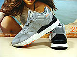 Кросівки чоловічі Adidas Nite Jogger Boost 3M сірі 42 р., фото 4