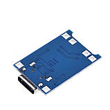 Модуль TP4056 USB Type-C зарядки литієвих акумуляторів з захистом DC 5 В, фото 2