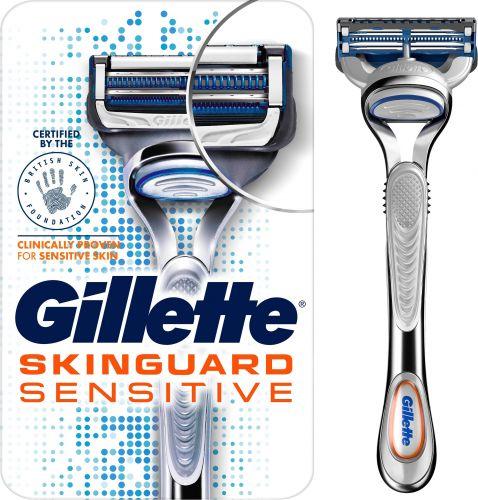 Чоловічий станок для гоління 2 касети Gillette SkinGuard Sensitive 01656