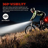 LED ліхтарик передній і задній для велосипеда (комплект)., фото 7
