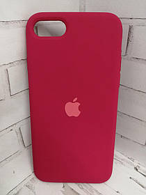 Чохол для iPhone 7/8 накладка бампер протиударний силіконовий Original Soft Touch Rose red