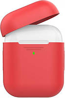 Силіконовий чохол AhaStyle дуо для Apple AirPods Red