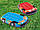 Надувний ігровий центр Racing Fun Slide, гірка з двома машинками 561*119 см, Іntex 57167, фото 4