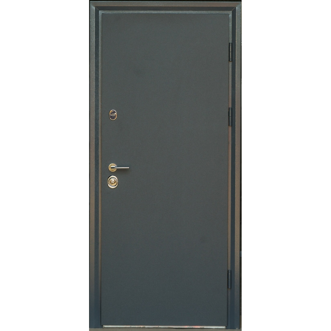 Вхідні двері Грей (Серія "Котедж" (дві труби з терморозривом, вулиця)) 2030*850