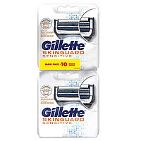 Набор сменных кассет Gillette SkinGuard Sensitive Maxi Pack 10 шт. 01657