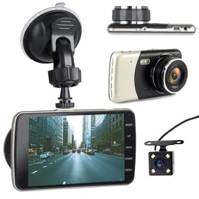 Відеореєстратор на дві камери DVR CT503 1080P HD Driving Recorder видеорегистратор две камеры
