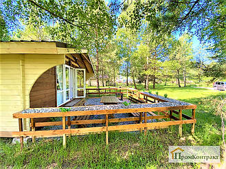 Строительство недорогой базы отдыха в Макаровском районе под ключ. Глэмпинг 8