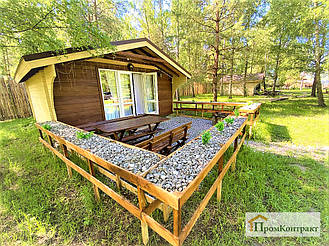 Строительство недорогой базы отдыха в Макаровском районе под ключ. Глэмпинг 10