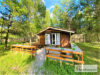 Строительство недорогой базы отдыха в Макаровском районе под ключ. Глэмпинг 15