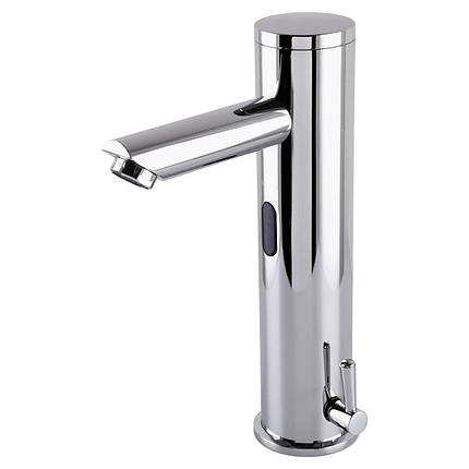 Змішувач сенсорний для умивальника HOTEC 19.116 DC/AC Hot/Cold, фото 1