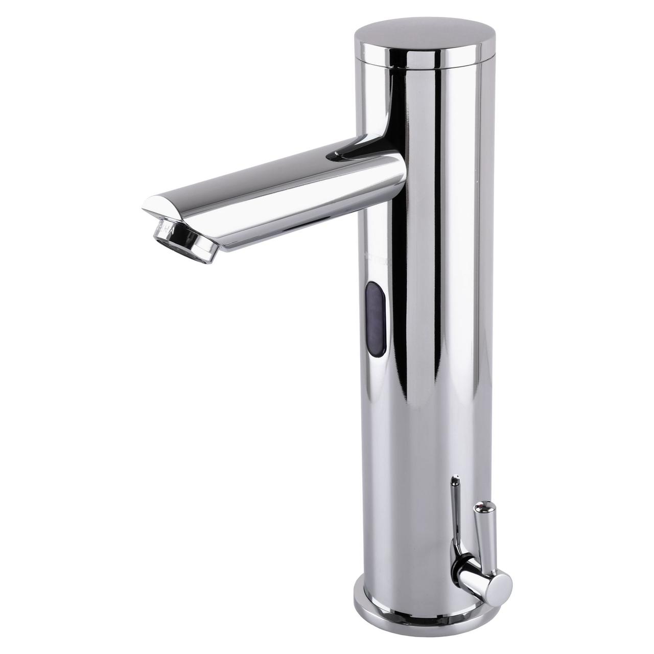 Змішувач сенсорний для умивальника HOTEC 19.116 DC/AC Hot/Cold