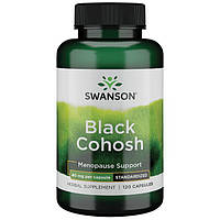 Клопогон, Black Cohosh, Swanson, 40 мг, 120 капсул