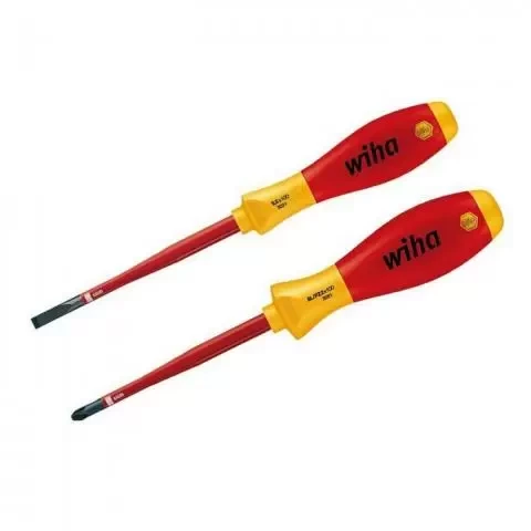 Набір викруток SoftFinish electric slimFix шліц/Xeno SL/PZ2, 2 шт. 36333 WIHA