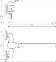 Змішувач для ванни EcoMix E-GEZ-108, фото 5