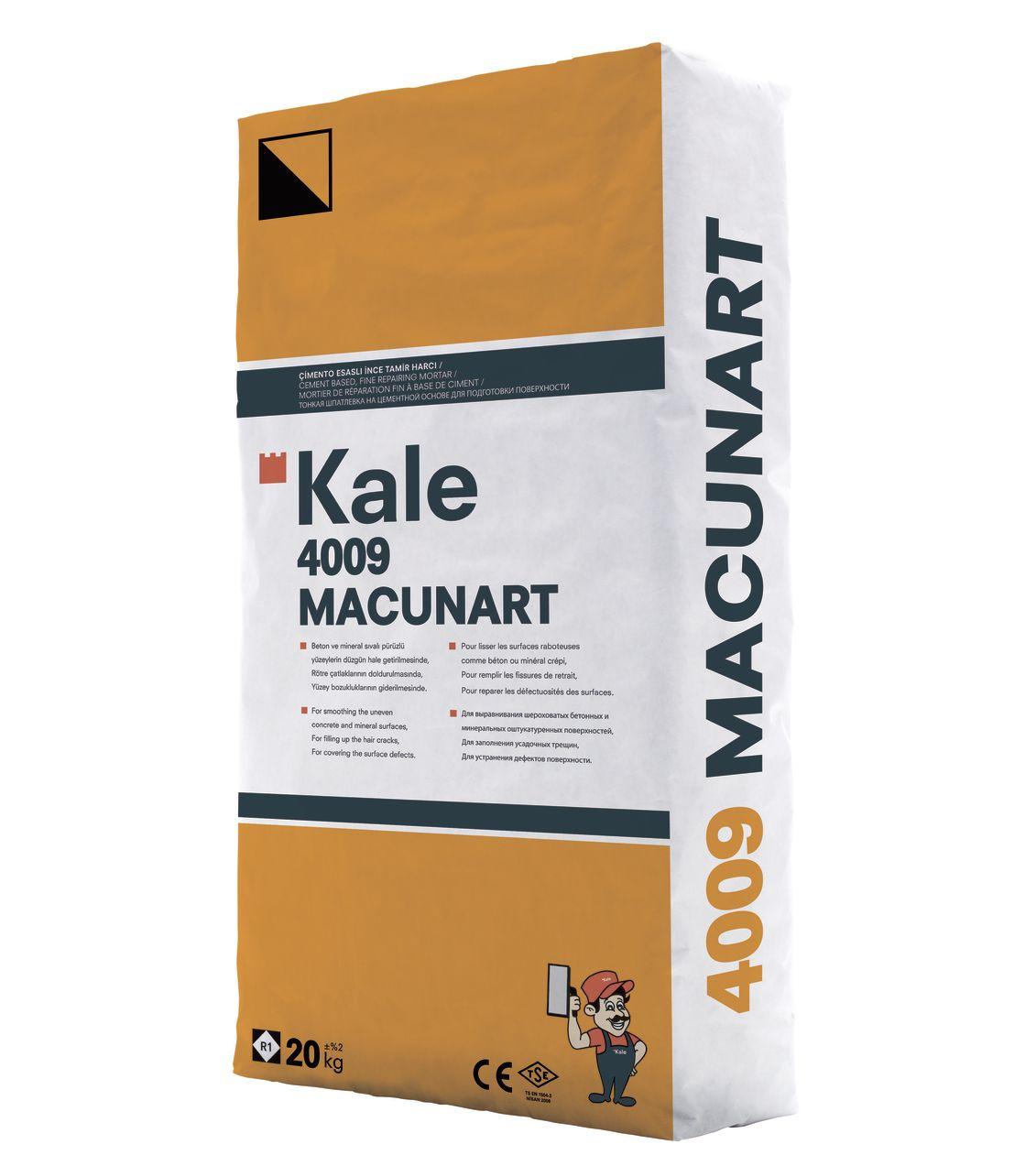 Шпаклівка фасадна цементна біла 4009 MACUNART. Kale, фото 1
