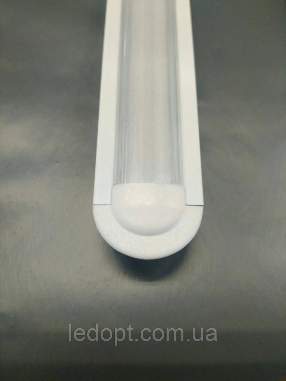 Алюмінієвий профіль врізний для світлодіодної Led стрічки ЛПВ7 білий