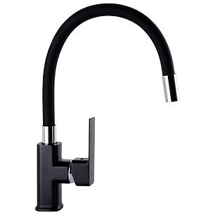 Змішувач для кухні DOMINO MALIBU DMM-203 LR-BLACK-BLACK, фото 3