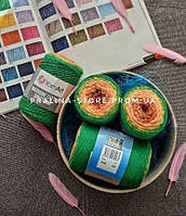 Yarnart macrame cotton spectrum пряжа макраме секционная 1308