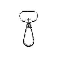 Карабін поворотний 4,2 см (ширина овального підстави 2,5 см) Срібло