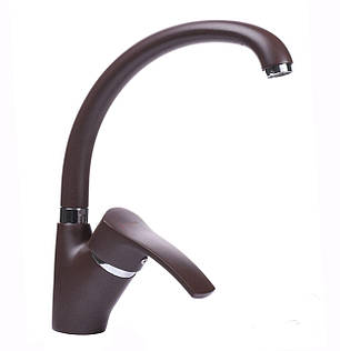 Змішувач для кухні Globus Lux GLQU-0203S-BIG-6-MARONE, фото 3
