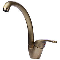 Змішувач для кухні Globus Lux GLSO-0203S-9-BRONZE, фото 4