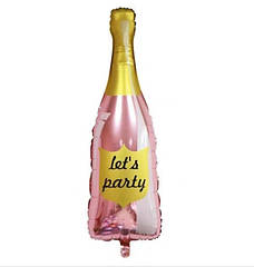 Пляшка шампанського "Let's party" 106х40 см (54)