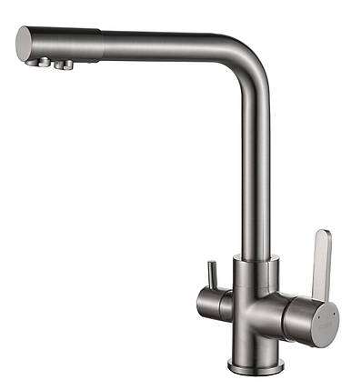 Змішувач для кухні під осмос Globus Lux GLLR-0444-8-STSTEEL, фото 1