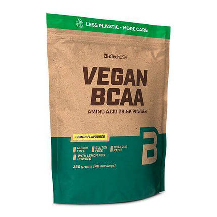 Амінокислоти Vegan BCAA BioTech 360 g, фото 1