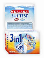 Експрес-тест води в акваріумі, Dajana 3 in 1 Test
