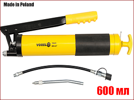 Ручний шприц для змащування з двома насадками 600 мл Vorel 78043