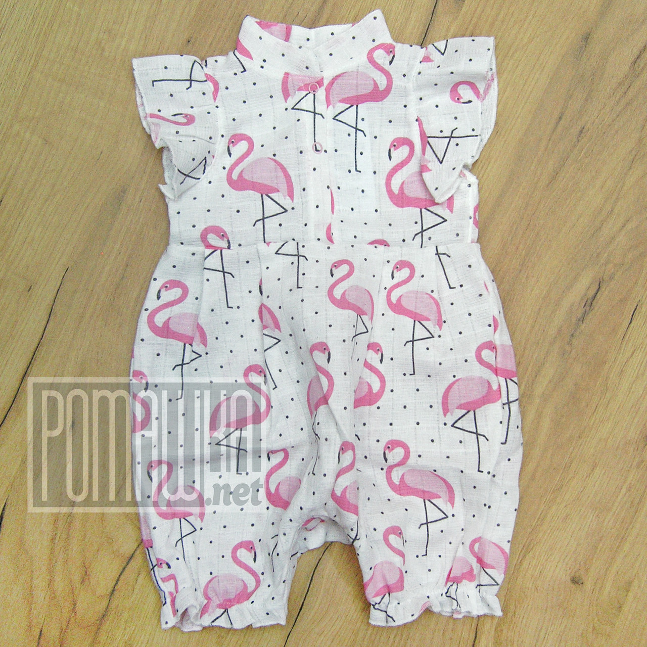 Дитячий 86 9-12 місяців (80) дуже легкий тонкий ромпер пісочник для новонароджених дівчинки на літо МУСЛІН