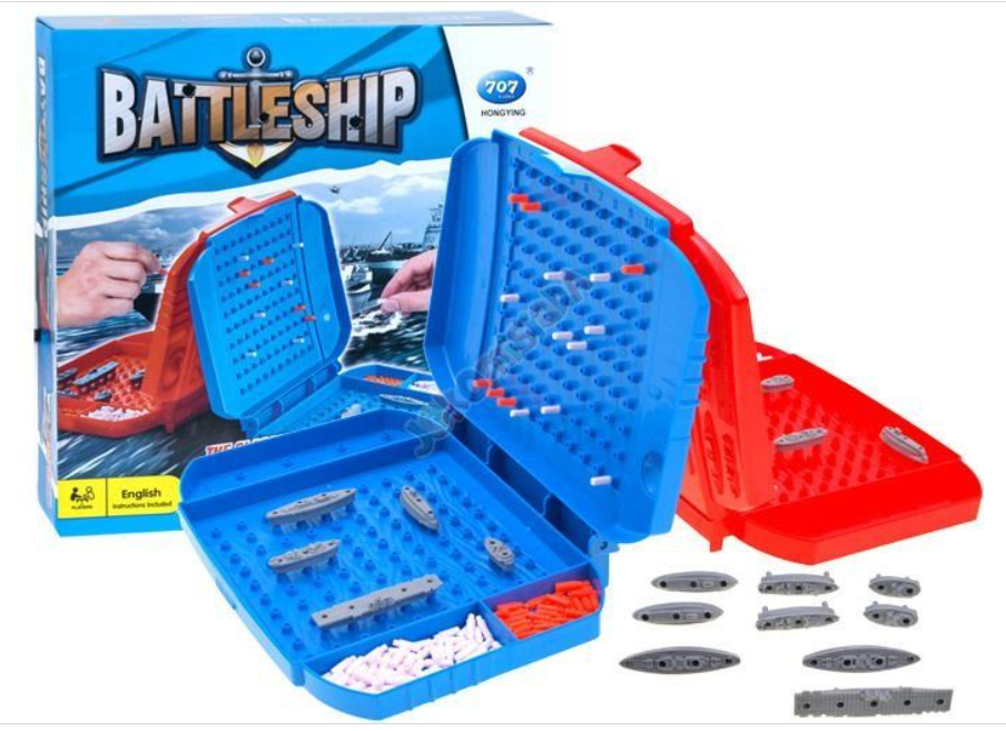 Дитяча настільна гра Морський бій BattleShip 2 валізи Metr+ 707-74