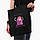 Еко сумка Принцеса бубльгум Година Пригод (Adventure Time) (9227-1576-BKZ) чорна на блискавці саржа, фото 3