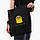 Еко сумка Джейк пес Час пригод (Adventure Time) (9227-1577-BKZ) чорна на блискавці саржа, фото 3