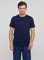 Мужская синяя футболка размер S