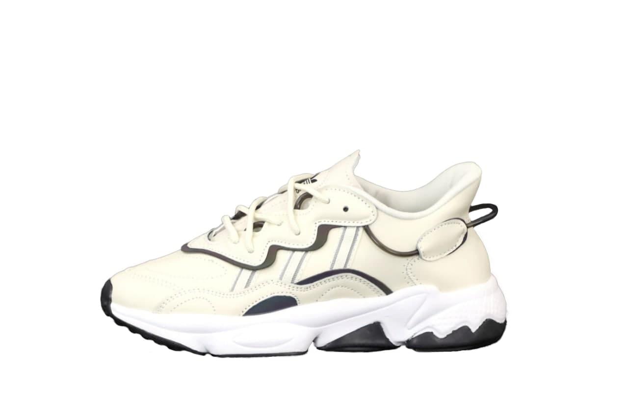 Жіночі кросівки Adidas Ozweego White Адідас Озвиго білі повсякденні на весну