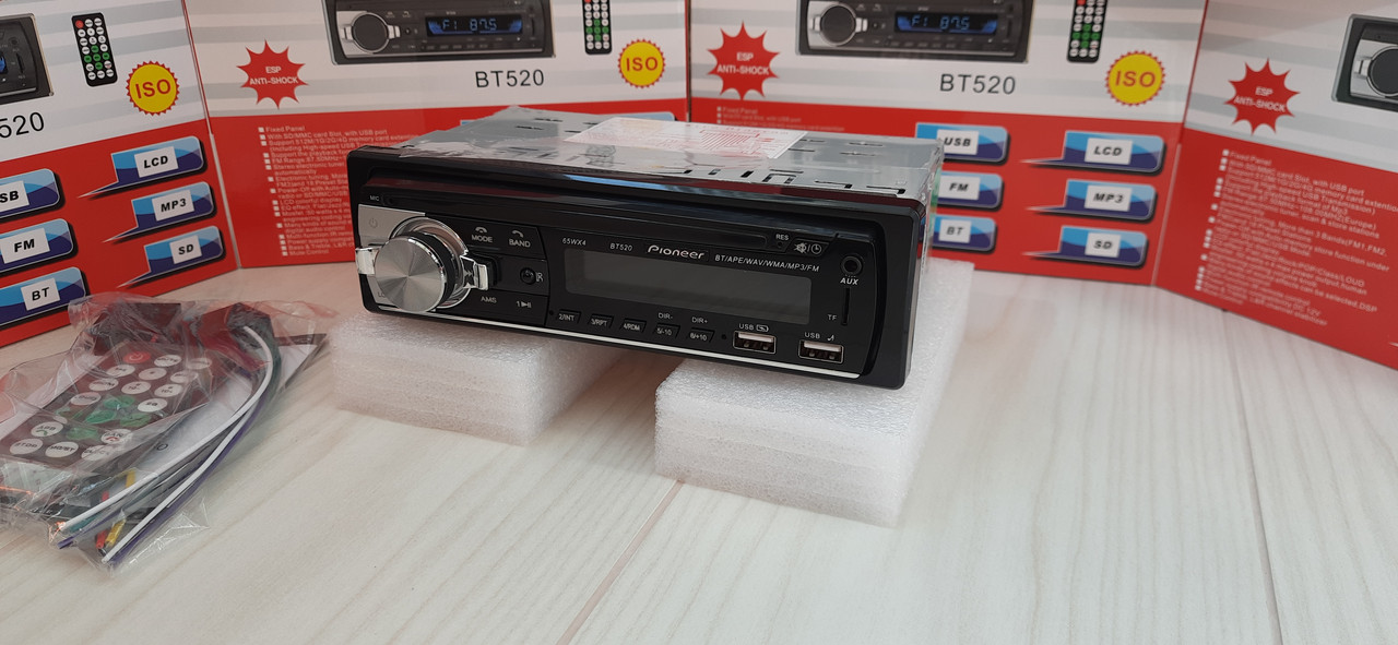 Автомагнітола Pioneer Піонер jsd-520 c блютуз однодиновая магнітола ...