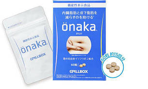 ONAKA Комплекс для спалювання вісцерального жиру з екстрактом кудзу, 60 капсул на 15 днів