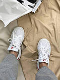 Жіночі кросівки New Balance 530 White Red білі Childreness повсякденні весна літо, фото 5