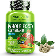 NATURELO Whole Food Multivitamin for Men 240 Capsules витамины премиум класса с овощами 240 капс на 60 дней