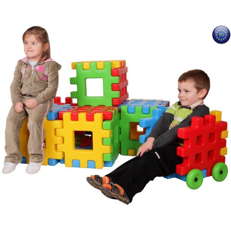Навчальні блоки Wafers Fence House WOOPIE MOCHTOYS 543232, фото 1
