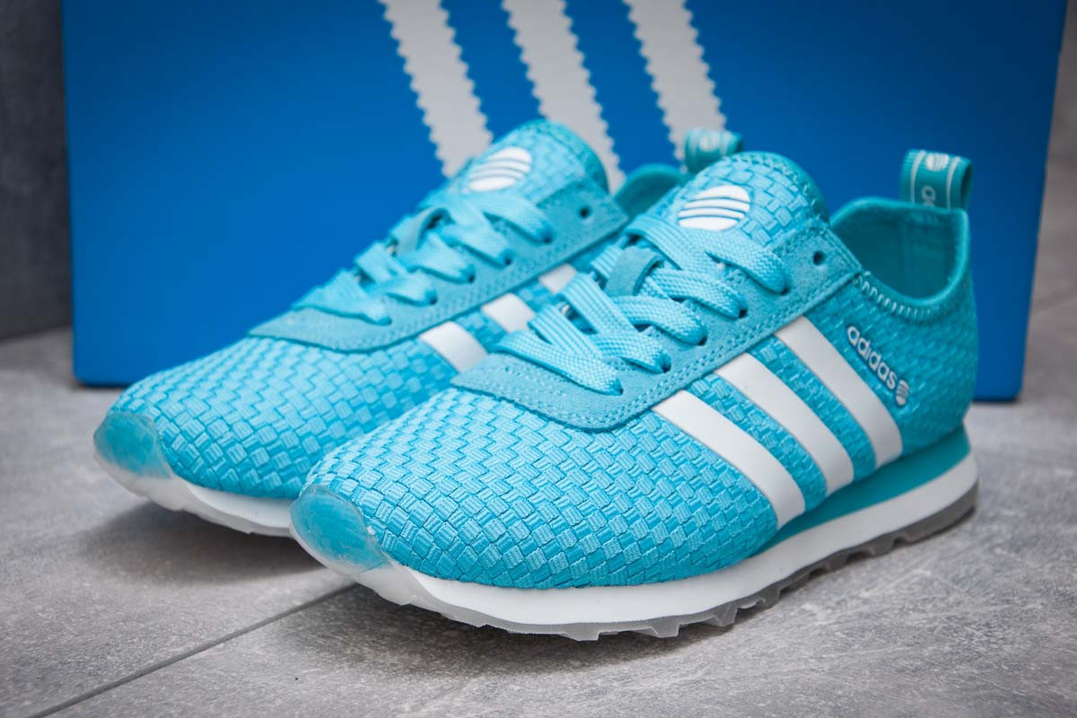 Кросівки жіночі 13418, Adidas Lite, блакитні, < 37 38 39 41 > р. 37-23,1 див.