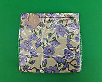 Бумажная салфетка цветочной тематики (ЗЗхЗЗ, 20шт) Luxy Голубая магнолия (1406) (1 пачка)