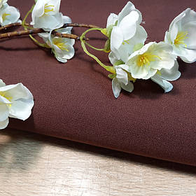 Залишок декоративної тканини Дралон коричневого кольору 172*77 см