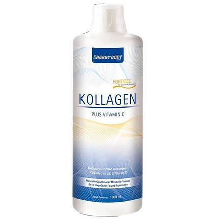 Спортивна добавка EnergyBody Collagen Plus Vitamin C 1000 ml, фото 1