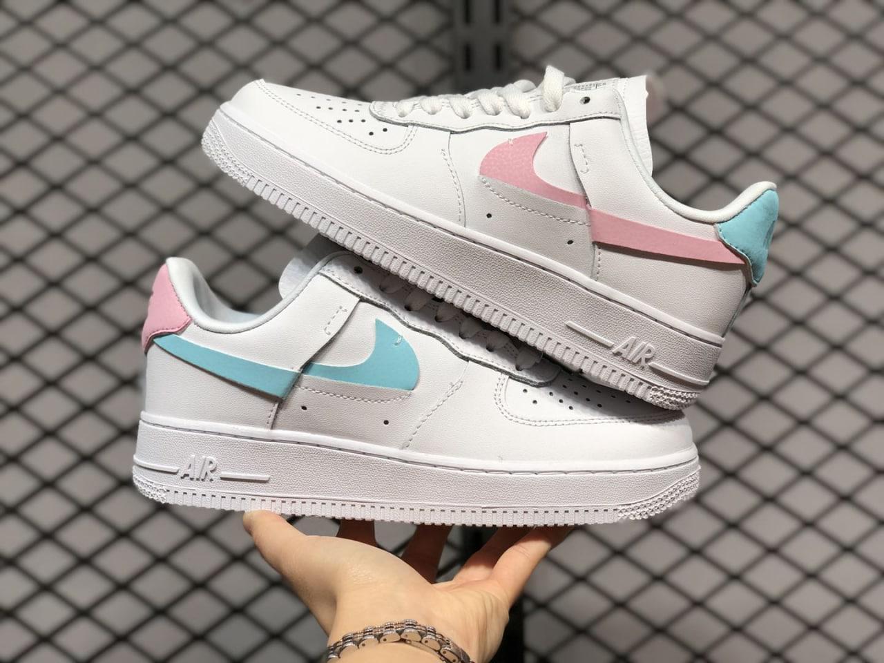 Кросівки жіночі Nike Air Force White білі повсякденні шкіряні низькі весна осінь