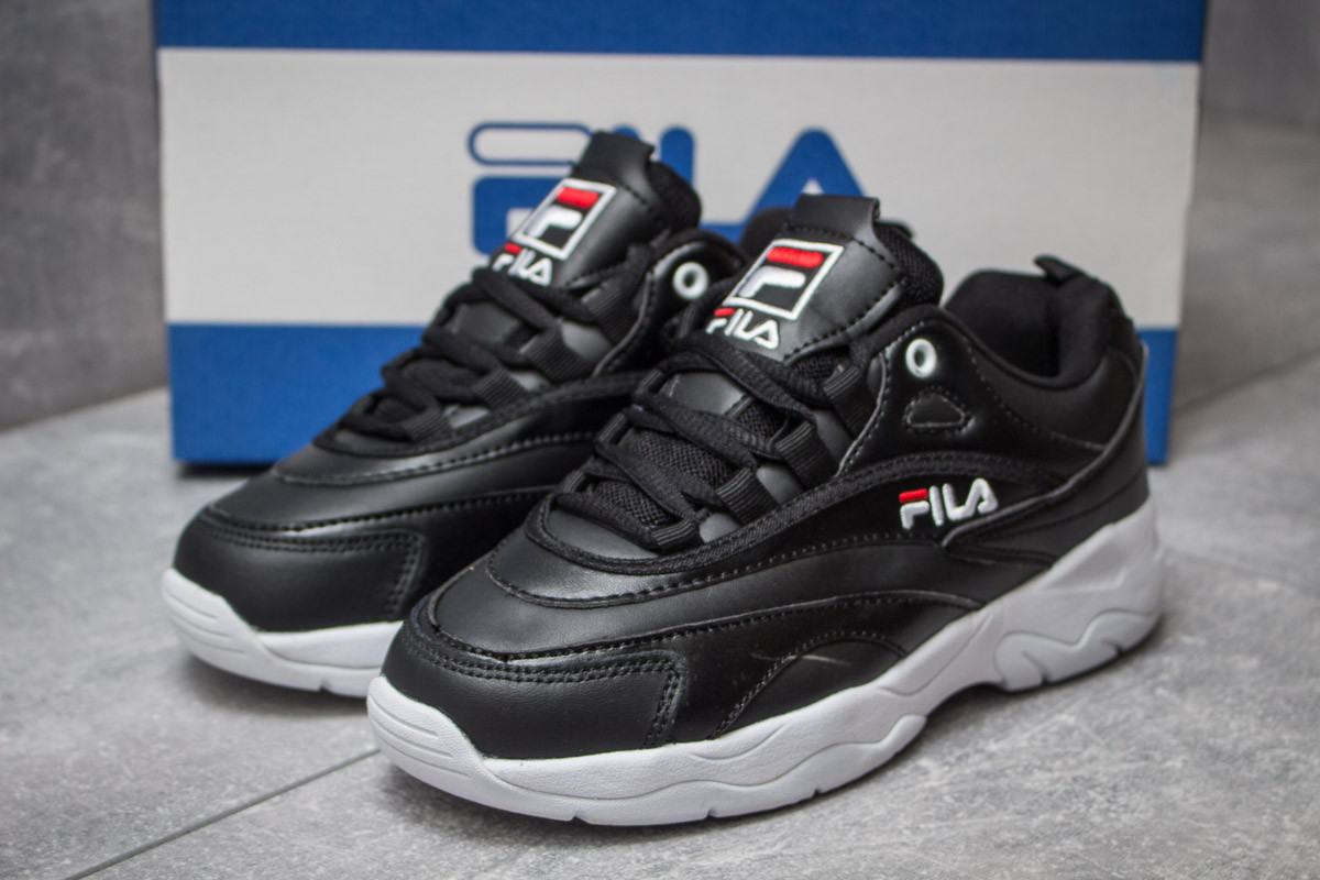 Кросівки жіночі 14501, Fila Ray, чорні, < 36 37 > р. 36-22,2 див.