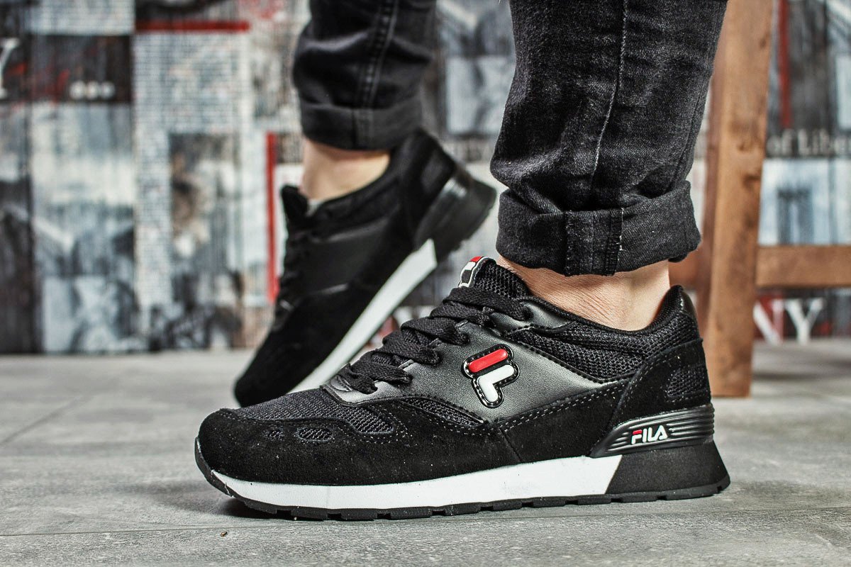 Кросівки жіночі 15641, Fila, чорні, < 36 37 38 39 41 > р. 36-23,0 див.