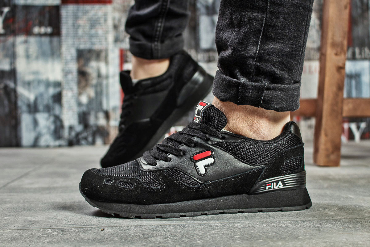 Кросівки жіночі 15642, Fila, чорні, < 36 37 38 39 41 > р. 36-23,0 див.