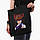 Еко сумка Кіра Тетрадь смерті (9227-2823-BKZ) чорна на блискавці саржа, фото 3